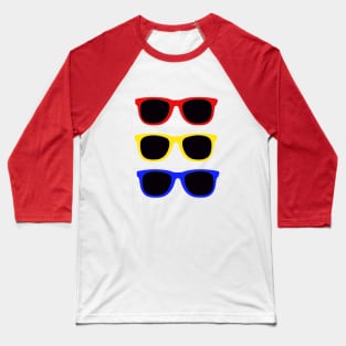 Cool sunglasses- colorful Baseball T-Shirt